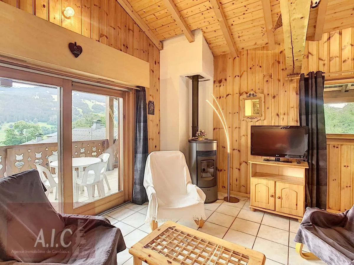 Grand Duplex 110M² 3 Chambres Avec Balcon & Terrasse - Fr-1-560-3 Combloux Apartment